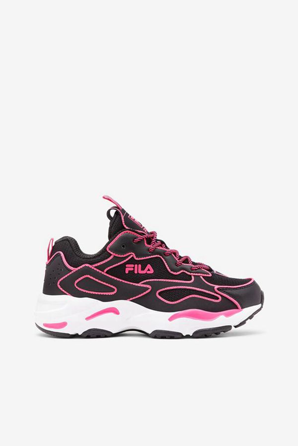 Zapatillas Fila Mujer Negras - Ray Tracer Neon - España 850746TYK